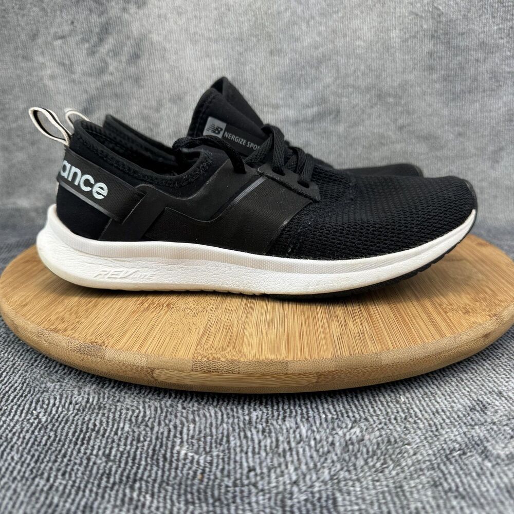 New Balance Shoes Womens Size 8 Black Nergize Sport REVlite Running Sneakers